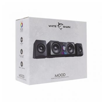 White Shark MOOD GSP-968 RGB Gaming 2.2 Speaker System Black