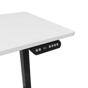 White Shark Gaming Desk Axiom-W Set of 2 pcs.(1/2 + 2/2) White-1 Motor