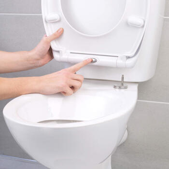 Beldray LA037062PEU7 Anti-bac Quick-release Toilet Seat, White