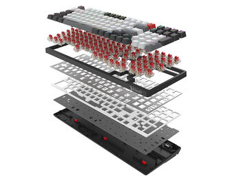 A4Tech 47735 Bloody WS98 Grey WRLS (BLMS RED Plus Switches)