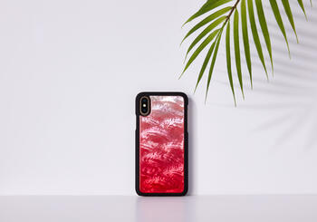 iKins SmartPhone case iPhone XS/S pink lake black