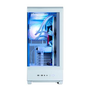 Zalman P50 DS  White, ARGB Fan x4