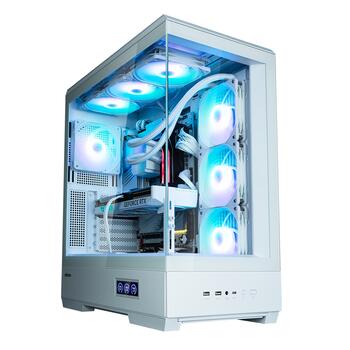 Zalman P50 DS  White, ARGB Fan x4