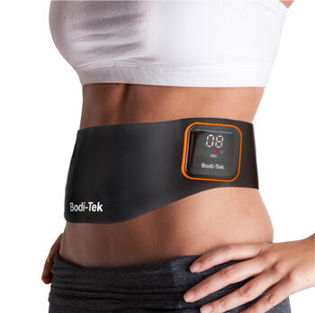 Bodi-Tek BT-ABSH-TOP-EU/1.2 Ab & Back Muscle Strengthener With Heat, Black/Orange