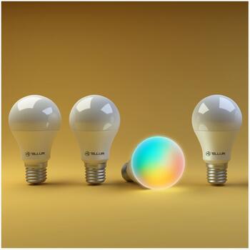 Tellur WiFi Smart Bulb E27 White/Warm/RGB, Dimmer