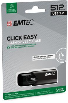 Emtec USB3.2 Click Easy B110 512GB