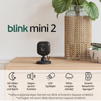 Amazon Blink Mini 2 Black