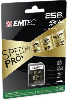 Emtec SDXC 256GB UHS-II V60 SpeedIN Pro+