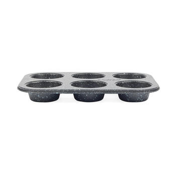 Salter BW07035BRMFOB Megastone 6 Cup Muffin Pan