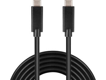 Sandberg 136-09 USB-C to USB-C 2m Black