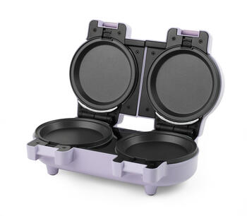 Giles & Posner EK5923GSPPVDE Double Snack &t Waffle Maker