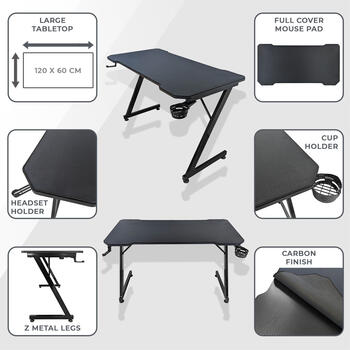 Subsonic Gaming Desk Assassins Creed