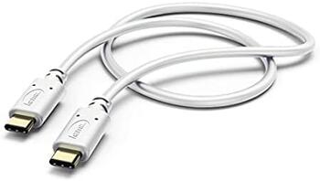 Hama 00183328 Charging/Data Cable, USB Type-C - USB Type-C 1.5m White