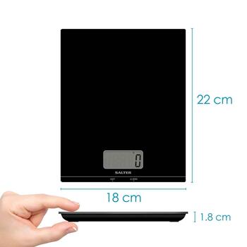 Salter 1172 BKDRCEU16 Large Platform Digital Kitchen Scale
