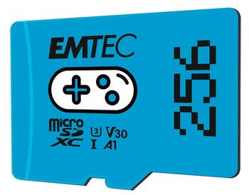 Emtec MicroSDXC 256GB UHSI U3 V30 A1 Gaming Blue