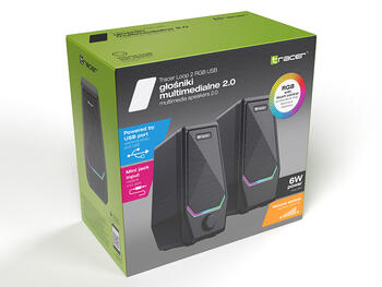 Tracer 47764 Loop 2 RGB USB Multimedia Speakers 2.0