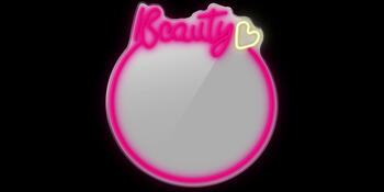 Manta MASNL130PK Style Neon Lights BEAUTY LED Neon Mirror
