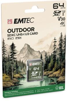 Emtec SDXC 64GB UHS-I U3 V30 Outdoor