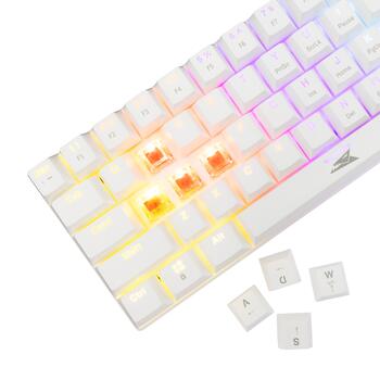 Baracuda DOLPHIN-W-RED BGK-03211 US Mechanical Red Switches, White