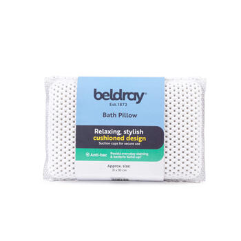 Beldray LA032715UFFPTS Anti-bac Bath Pillow, White