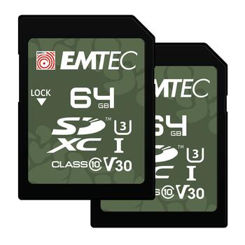 Emtec SDXC 64GB UHS-I U3 V30 Outdoor 2 pcs