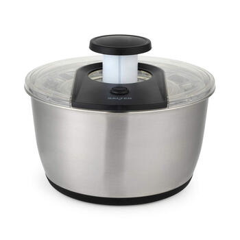 Salter BW14097 Salad Spinner 6L, Silver