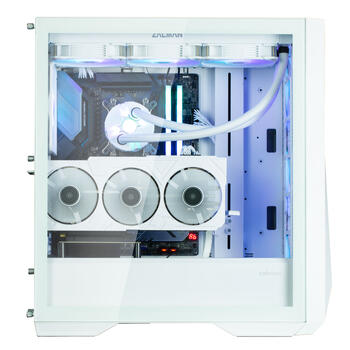Zalman Z9 Iceberg MS ATX ARGB fan.x4, White