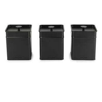Salter BW124571EU7 Kuro 3-Piece Canister Set