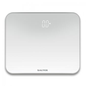 Salter 9204 WFEU12 Ghost Digital Bathroom Scale, White