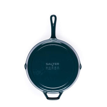Salter BW13773GR Cast Iron 26 cm FryPan, Green