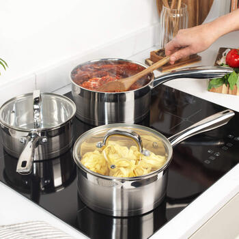 Salter BW06734EU7 Timeless Collection 3-Piece Pan Set