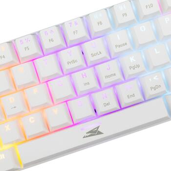 Baracuda DOLPHIN-W-RED BGK-03211 US Mechanical Red Switches, White