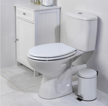 Beldray LA033758WFPEU7 Tongue & Groove Toilet Seat