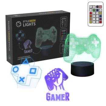 Manta SNL122RGB LED lamp Light decoration Game 2 RGB 3D