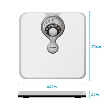 Salter 484 WFEU12 Magnifying Lens Bathroom Compact Mechanical Scale