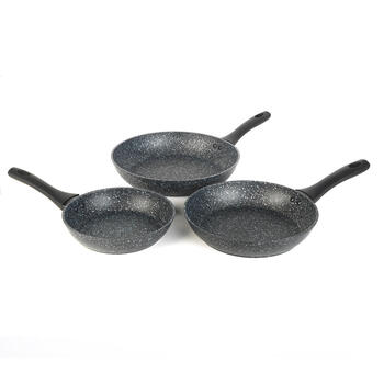 Salter BW06235S1BRMFOB Megastone 3-Piece Frying Pan Set - 20/24/28cm