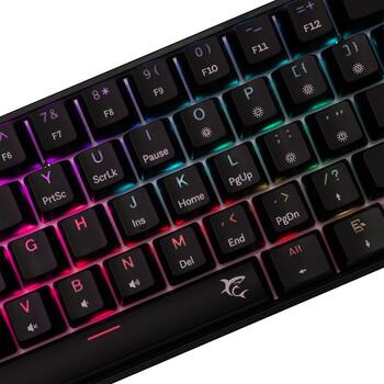 White Shark SHINOBI-2-B-US-RED.SW GK-004111 US Red switch, Black