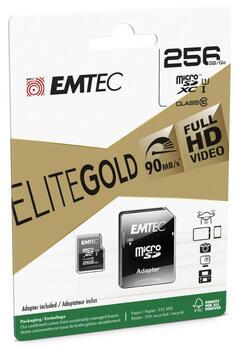 Emtec MicroSDXC 256GB UHS-I U1 EliteGold