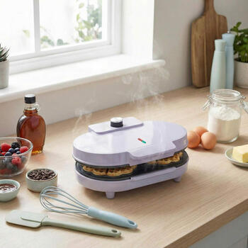 Giles & Posner EK6700GSPPVDE Double Heart Waffle Maker