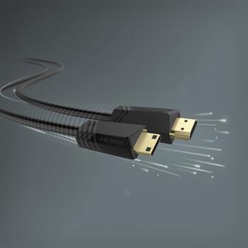 Hama 00205015 High Speed HDMI Cable, Plug Type-A - Plug Type-C (Mini), Ethernet 1.5m