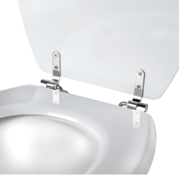 Beldray LA033758WFPEU7 Tongue & Groove Toilet Seat