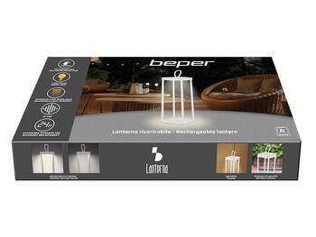 Beper P207ILI101 Rechargeable Lantern White