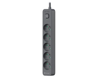 Tracer 47429 Zebra mobile ready 1.5m (5 outlets + 2USB 2,1A)