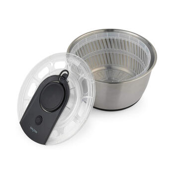Salter BW14097 Salad Spinner 6L, Silver