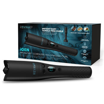 Revamp CL-2750-EU2 iGEN Cordless Progloss Hollywood Curl Automatic Rotating Curler