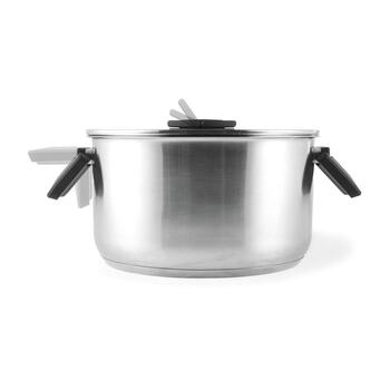 Salter BW14354 Stack-In Stainless Steel 3 Piece (16/22/24 cm) Stockpot Set