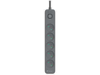Tracer 47813 Super Line+ Graphite 1.5m (5 outlets )