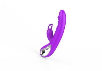 Erolab Cheeky Bunny G-spot & Clitoral Massager Purple (ZYCP01p)