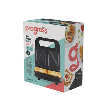 Progress EK6666PVDE 3 in 1 Snack Maker
