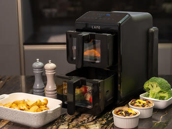 Lafe 47476 Air Fryer Dual Fry 10L